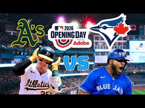 Toronto Blue Jays vs Sacramento Athletics Opening Day Live stream reactions