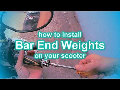 How to Install Motorcycle BAR END WEIGHTS