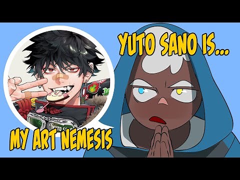 YUTO SANO'S art is DESTROYING my life | style analysis + speedpaint