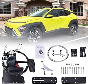 Passenger Side ACAR-B7D Universal Gas and Brake Pedal, Dual Control Car Gas Pedal for Driver Training Vehicles, Crucial for Novice Driver Instructions ACARB7D