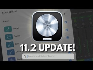 Logic Pro 11.2 Update! Improved Stem Splitter, Track Search, More
