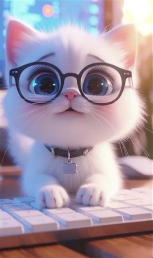 Cat Typing Like a Human! 😺✨🏷️