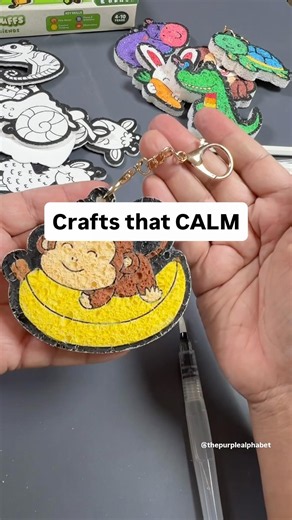 Crafts that Calm #aquapuffs #calmingcrafts #springonshorts