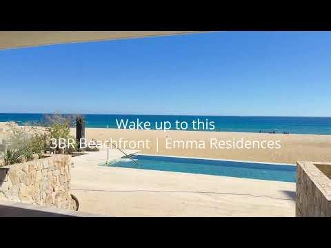 Luxury 3BR Beachfront Condo in Los Cabos | Emma Residences $3.4M USD
