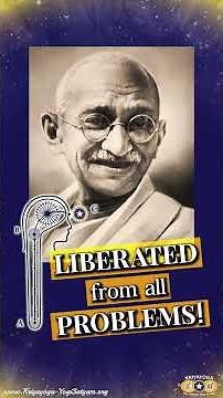 Kriyayoga Initiation Steps, Gandhiji's Charkha practice within brings Liberation from all problems