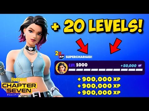*NO TIMER* BEST Fortnite XP MAP to LEVEL UP FAST in CHAPTER 7 S1! (GET 2x SUPERCHARGED XP!)