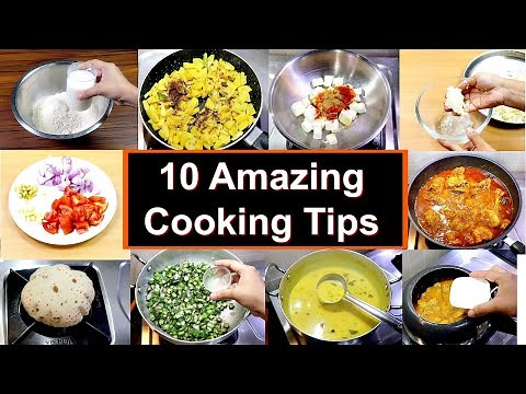 १० कुकिंग टिप्स जो आपने पहले नहीं सुना होगा | 10 Amazing Cooking Hacks | KabitasKitchen