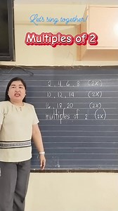 Multiples of 2 #energizer #math #education | Teacher Anne