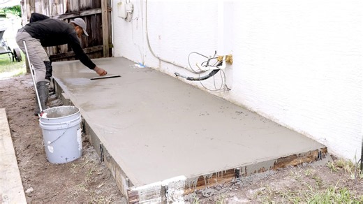 DIY concrete slab made easy