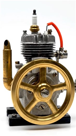 Building a Mini Engine From Scratch 🔥 | Tiny Motor Running Perfectly! #MiniEngine #DIYEngine