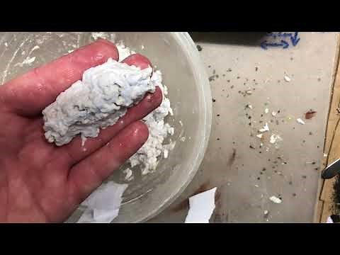 [Tutorial] Pulpe (Pappmaché) ganz einfach selber machen für Tabletop, Modellbau, Basteln etc.