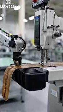 UK processing factory made premium glod jacket using python skin#animals #robot #repair #smartphone