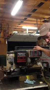 USED GENERAC NP-52G RV GENERATOR FOR SALE www.twincirclefarm.com