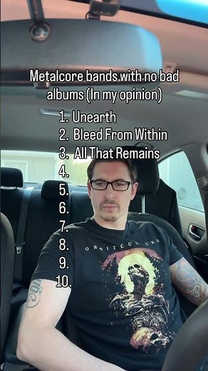 Metalcore bands with no bad albums