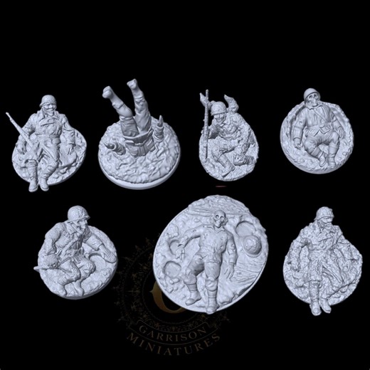 WW2 Stalingrad Frozen Casualty Markers: 20mm & 28mm Wargames Miniatures - Etsy