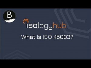 ISO 45003 - Managing Mental Health in the Workplace