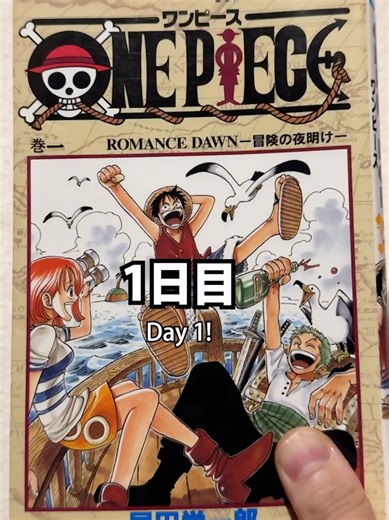 One Piece Challenge Day 1: Reading Adventure
