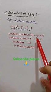 Structure of C3O2 💯 😱 learn in 1 minute #shorts #educationonline