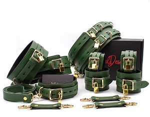 Lockable Bondage Restraint Sets With Buckles and Locks, Lockable Handcuffs Wrist Ankle Cuffs, Collar With Locks, Waist Belt, Anniversary - Etsy