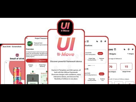 UIMove Explore beautiful UI templates and interactive mini-games built with the UIMove.
