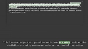product provides real-time updates and detailed statistics, ensuring you never miss a moment of the