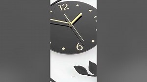 Timeless Elegance Luxury Wall Clock Home Decor shorts