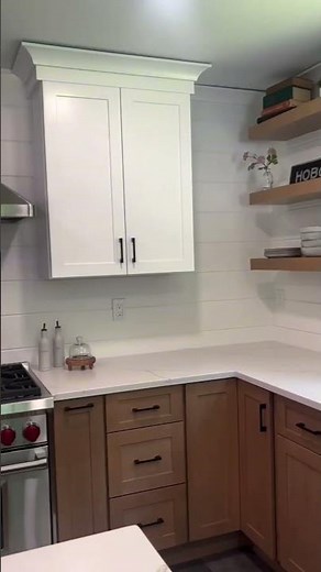 Organic modern kitchen featuring Fabuwood cabinets 🎥: @amianoandson