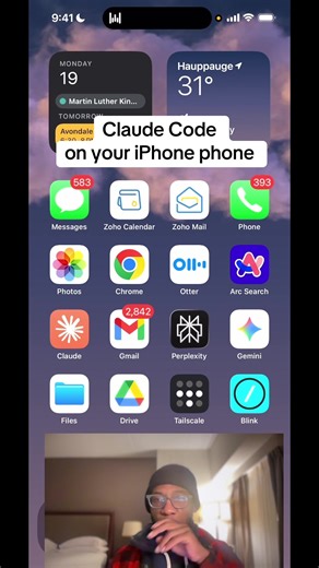 Claude Code on your phone Set up Claude Code on your iPhone using Tailscale VPN and Blink SSH to control your terminal agent remotely for DevOps automation and coding on the go #claudecode #tailscale #hoffdigital #mobiledev #ai