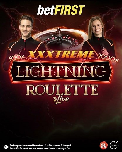 betFIRST Casino : XXXtreme Lightning Roulette FR