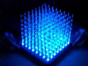 8x8x8 RGD LED Cube - Animation 3