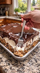 No-Bake Chocolate Eclair Cake This easy, classic dessert from deesviral is creamy, chocolatey, and layered with graham crackers — no oven needed and perfect for gatherings. Ingredients • 1 (14.1 oz) package graham crackers • 2 (3.4 oz) packages instant vanilla pudding mix • 3 cups cold milk • 1 (8 oz) container whipped topping (like Cool Whip), thawed • 1 (16 oz) tub chocolate frosting Directions In a large bowl, whisk together pudding mix and cold milk for about 2 minutes until thick. Fold in t