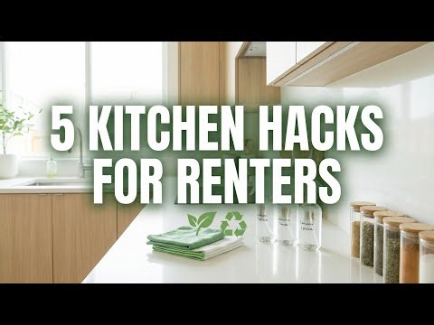 5 Easy Sustainable Kitchen Hacks for Renters (No Tools, No Damage!)