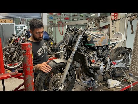 We showcase the progress on the HONDA CB600 Hornet - Cafe Racer Spirit