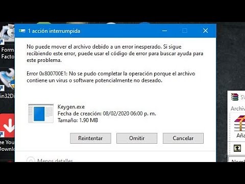 Solution for Error 0x800700E1: The operation could not be completed in Windows 10 (2023)