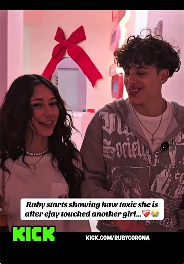 Ruby starts showing how toxic she is after ejay touched another girl…❤️‍🩹😭#ruby #ejay #viral