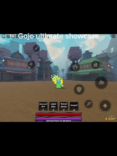GoJo ultimate showcase | roblox seas battlegrounds