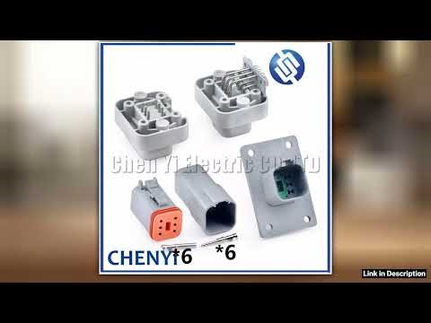 6 Pin Automotive Waterproof Connector Wire harness plug DT066S DT046P DT046PL012 DT156P DT136P For