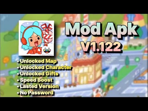 New Update! Toca Boca World Mod Apk v1.122 | Unlocked Map | Unlocked Character |