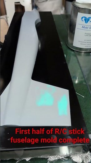 Half way there on the R/C stick fuselage mold