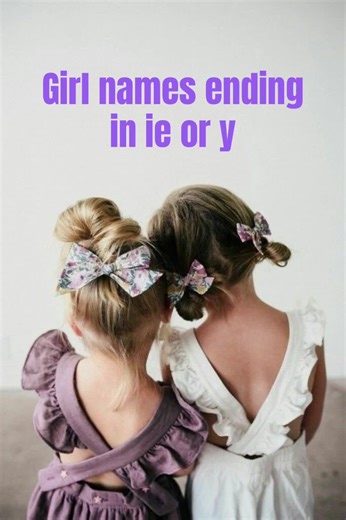 Unique Girl Names Ending in 'ie' or 'y'
