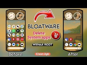 The Simplest Way to Remove Bloatware on Android!! [ Without ROOT ]