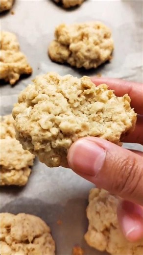 How to make easy homemade Oatmeal Cookies! 🍪✨#baking