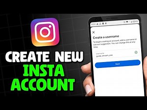 How To Create a New Instagram Account (2026)