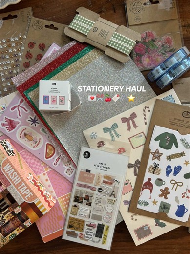 Stationery Haul: Cute Finds for Your Journaling