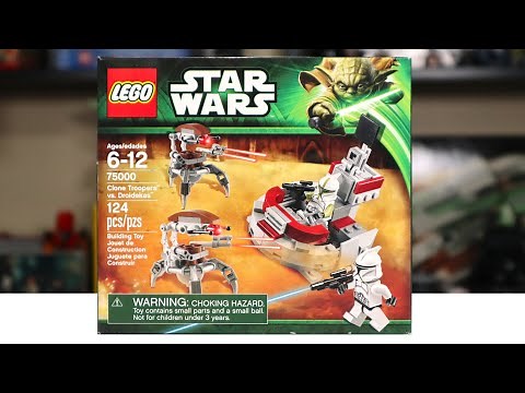 LEGO Star Wars 75000 CLONE TROOPERS VS. DROIDEKAS BATTLE PACK Review! (2013)