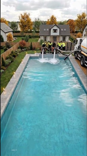 Boat built inside swimming pool .#shorts