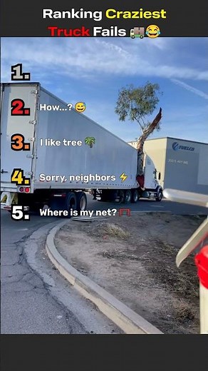 Ranking Craziest Truck Fails 🚚😂