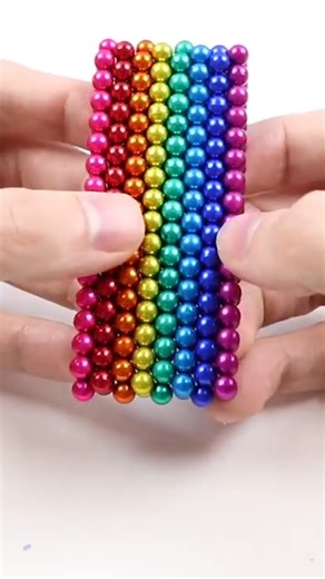 64K views · 382 reactions | Oddly satisfying rainbow magnet ASMR | Dalton James | Facebook
