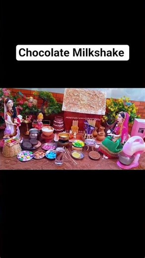 Dairymilk chocolate milkshake| #shorts #short #viral #trending #mini #miniature |Mini food milkshek