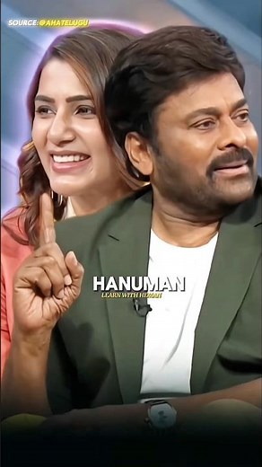 Chiranjeevi🥵 Told His Favourite Superhero To Samantha | Chiranjeevi Interview